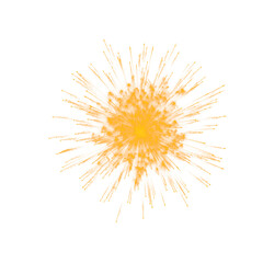 Obraz premium Brilliant golden fireworks with shimmering sparks, perfect for festive celebrations