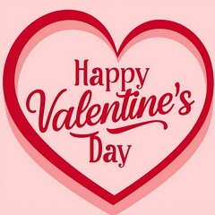 Happy Valentine's Day Typography