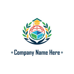 Obraz premium Education Logo design