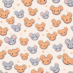 seamless pattern with animals