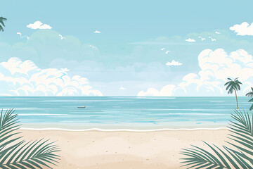 Fototapeta premium Tranquil Tropical Beach