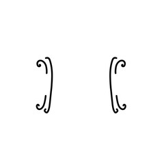 bracket ornament icon