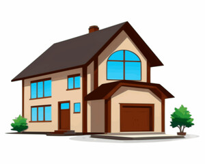 Dream House: A Modern Suburban Home Design with Elegant Exterior and Cozy Interior