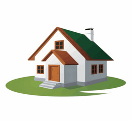 Charming Suburban House: Dream Home Exterior Design, Cozy and Peaceful Haven