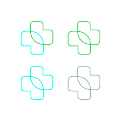 Pharmacy Sign Symbol Logo Vector