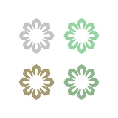 Ayurveda Spa Massage Resort Sign Symbol Logo Vector
