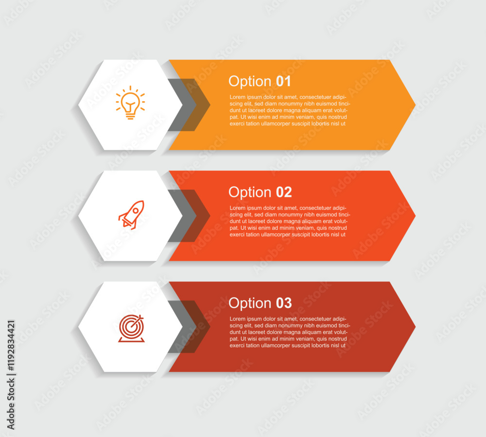 Poster 3 slide vertical template infographic
