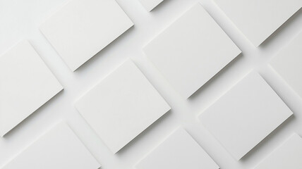 white paper sheets on a white background