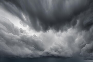 Obraz premium A sky that is completely covered in clouds