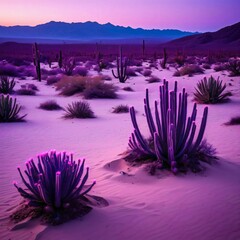 Obraz premium Desert at Sunset