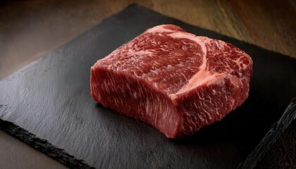 Roast beef plated with a golden-brown exterior and medium-rare center, garnished with fresh parsley.