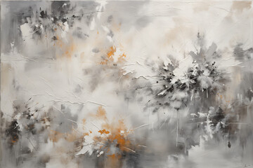 Modern Watercolor Painting with White Background