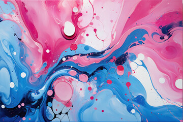 Vibrant Liquid Paint Background with Smooth Fluid Colors