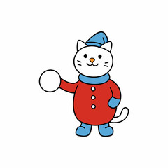 santa claus with christmas tree