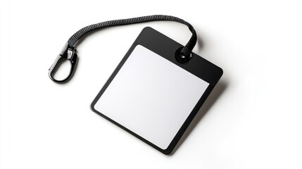 Customizable ID Badge Lanyard Mockup