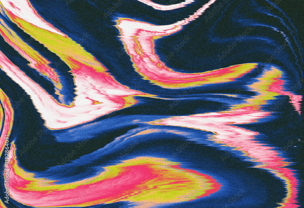 Poster glitch grainy abstract smeared gradient blurred unique background texture digital noise glitch damag