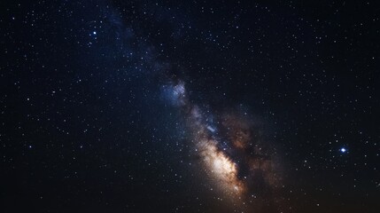 Obraz premium Milky Way Galaxy at Night