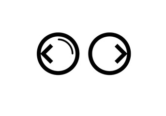 Zoom In and Out Icon Vector on White Background