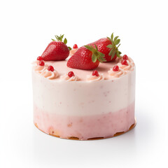 Strawberry Milk Cake, on the table