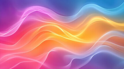 Fototapeta premium Abstract Flowing Gradient: Colors in Motion