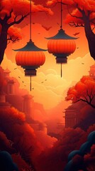chinese new year red background, happy new year chinese