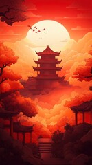 chinese new year red background, happy new year chinese