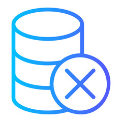 cancel gradient icon