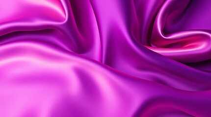 Obraz premium Abstract background of draped silk with ultraviolet hues and high contrast texture
