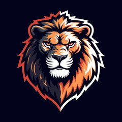 Lion head mascot