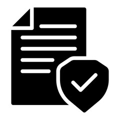 file protection glyph icon