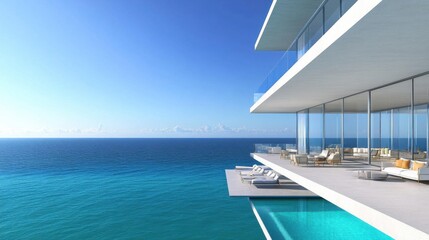 Fototapeta premium Luxury architecture render
