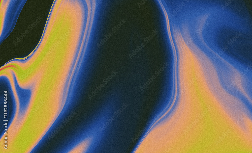 Poster abstract blurred grainy gradient background texture. unique color digital grain dust soft noise effe