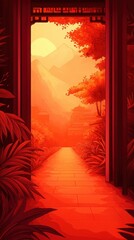 chinese new year red background, happy new year chinese