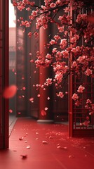 chinese new year red background, happy new year chinese