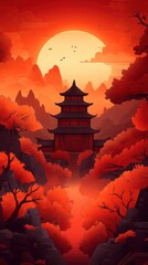 chinese new year red background, happy new year chinese