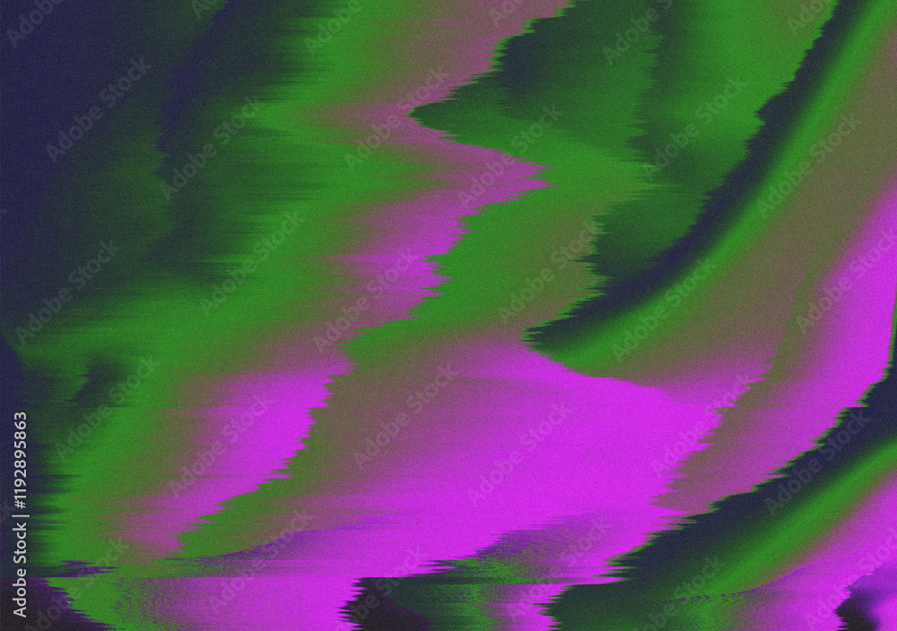 Poster glitch grainy abstract smeared gradient blurred unique background texture digital noise glitch damag