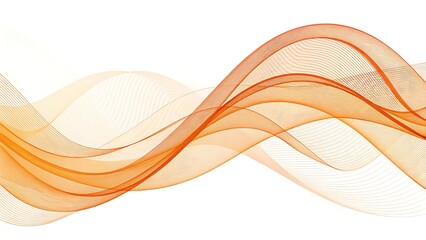abstract orange wave background,  Abstract smooth color wave vector Curve flow motion illustration Smoke design background 