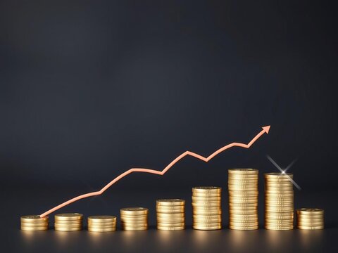 An illustration of accelerated depreciation concept with financial text, assets, tax benefits, decline