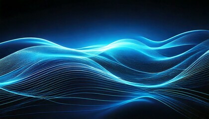 dark blue abstract fractal background