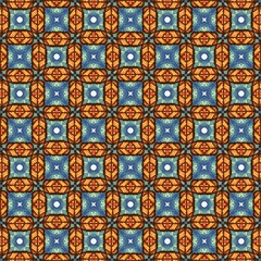 Abstract seamless pattern for decoration papers,  ceramic and ethnic textile. 