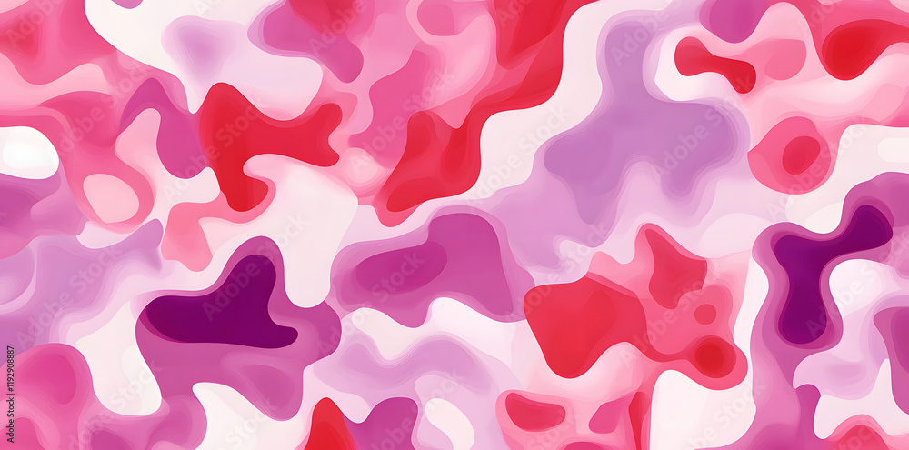 Poster abstract pink and purple swirls create a visually captivating pattern. the soft, flowing shapes blen