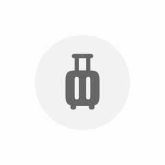luggage baggage icon sign vector