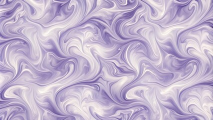 Obraz premium Abstract Swirling Lavender and White Marble Texture Background