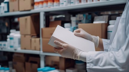 doctor's hands are holding papers
