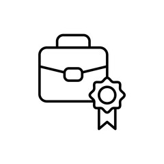 Internship outline icons, minimalist vector illustration ,simple transparent graphic element .Isolated on white background