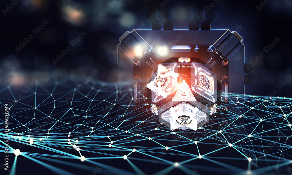 Aufkleber social web network background image
