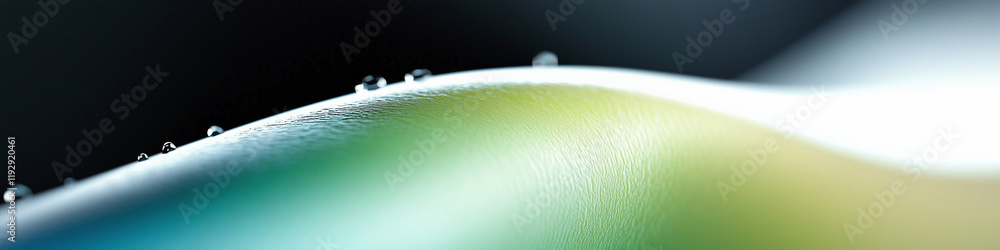 Poster water droplets on textured surface creating a fresh natural abstract design with vivid colors and fi