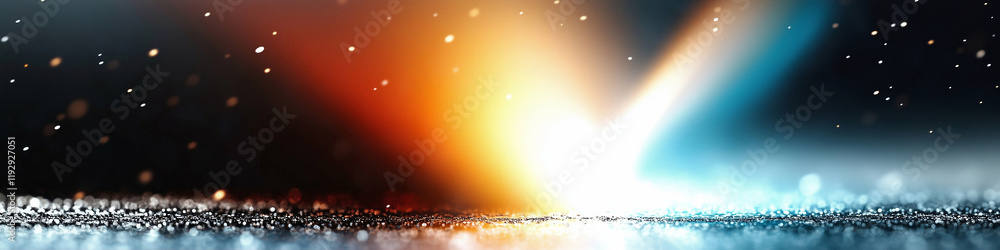 Poster abstract background with colorful light effects and sparkles in a dreamy atmosphere