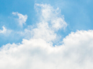  1月の空の白い雲191