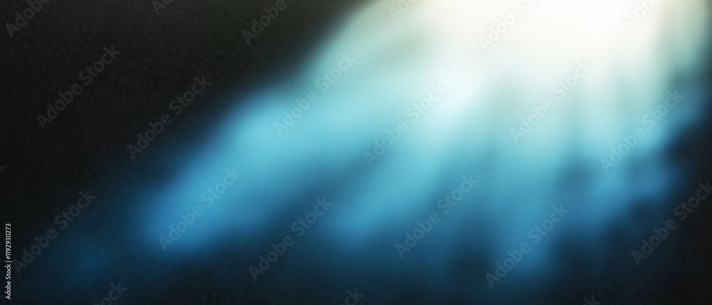 Poster light effect graphic design with soft focus and vibrant colors in abstract art style